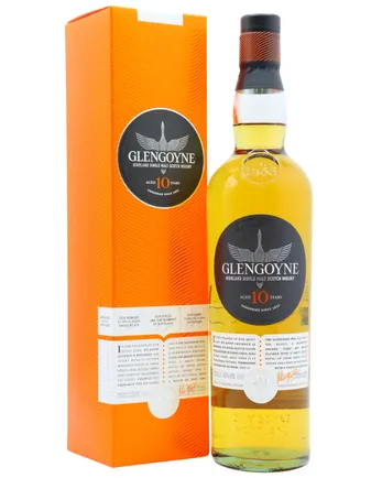 Glengoyne 10 años black packaging