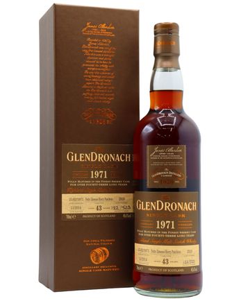 Glendronach 1971 43 años Sherry PX Puncheon #2920