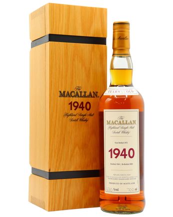 Macallan 1940 35 años Fine Rare