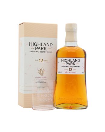 Highland Park 12 años sunset packaging