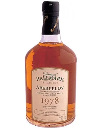 Aberfeldy 1978 22 años Vintage Hallmark