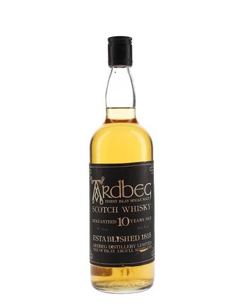Ardbeg 10 años Bottled 1960s
