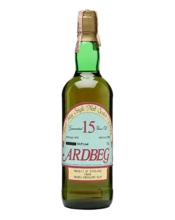 Ardbeg 1973 15 años Bottled 1988 Cask Strength Sestante