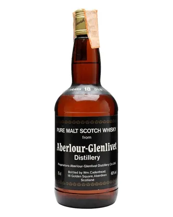 Aberlour Glenlivet 18 años Bottled 1980s Cadenhead's