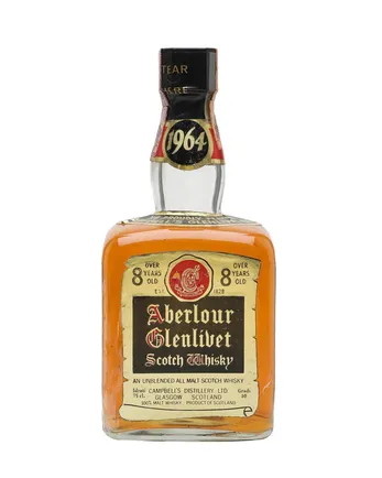 Aberlour Glenlivet 1964 8 años Bottled 1970s