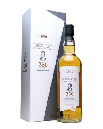 Arran 1998 10 años 250th Anniversary Robert Burns