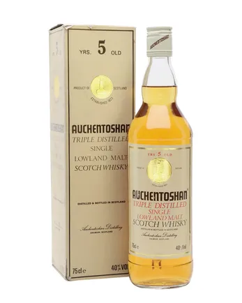 Auchentoshan 5 años Bottled 1980s