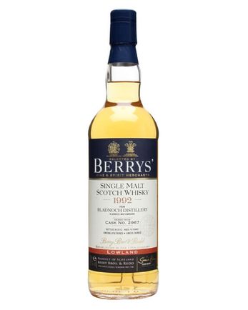 Bladnoch 1992 19 años Cask #2967 Berry Bros Rudd