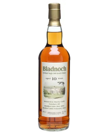 Bladnoch 2001 10 años Cask #89 Sherry Cask