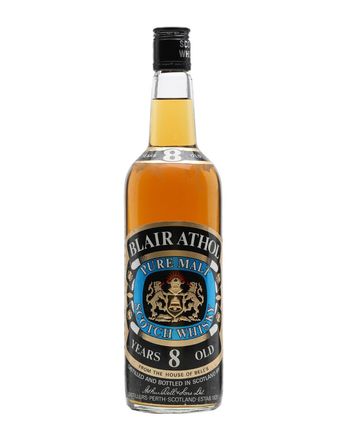 Blair Athol 8 años Coat of Arms Label Bottled 1970's