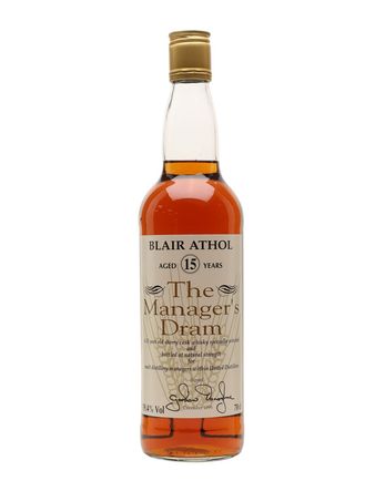 Blair Athol 15 años Manager's Dram