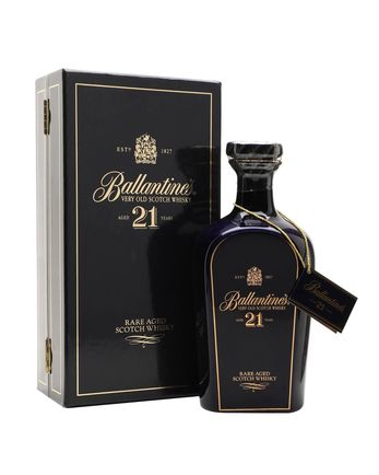 Ballantine's 21 años Blue Ceramic Decanter