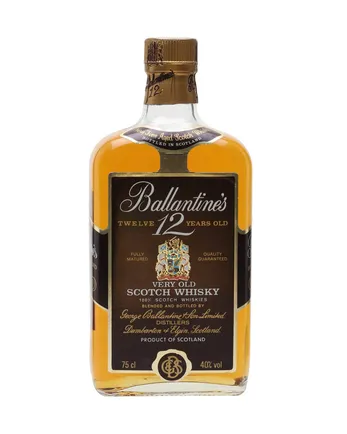 Ballantine's 12 años Bottled 1980s
