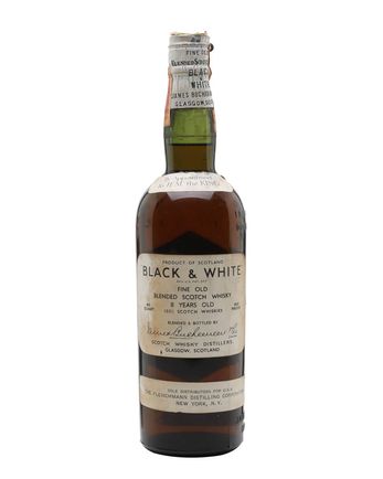 Black & White 8 años Bottled 1930s