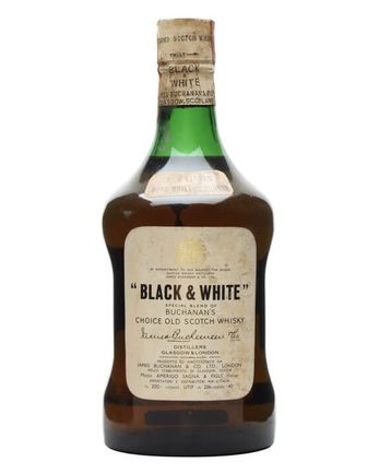Black & White Bottled 1980s