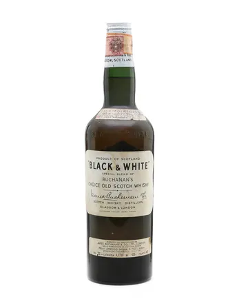 Black & White Bottled 1960s Spring Cap