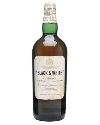 Black & White Bottled 1960s Spring Cap 100cl