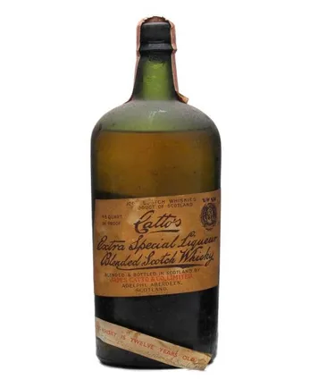 Catto's 12 años Bottled 1930's