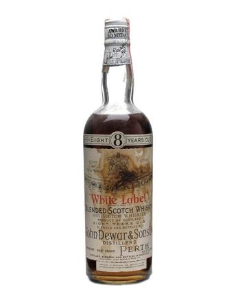 Dewar's White Label 8 años Bottled 1930's