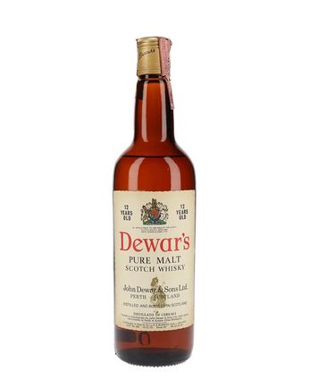 Dewar's 12 años Bottled 1970s