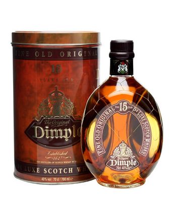 Dimple 15 años (flat fronted bottle)