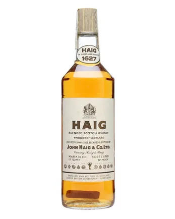 Haig Gold Label Bottled 1980s Plastic Cap