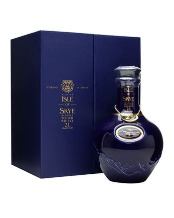 Isle of Skye 21 años Blue Wade Ceramic Decanter