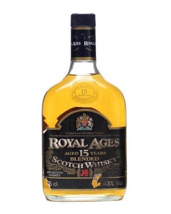 J B Royal Ages 15 años Bottled 1980s