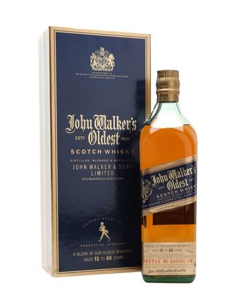 Johnnie Walker Oldest 15 60 años Unboxed