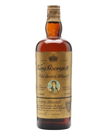King George IV Cork Stopper Bottled 1950's