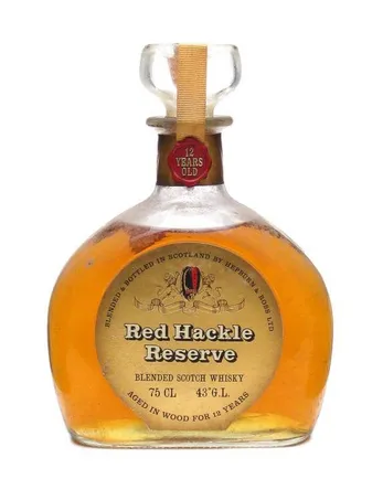 Red Hackle Reserve 12 años Decanter