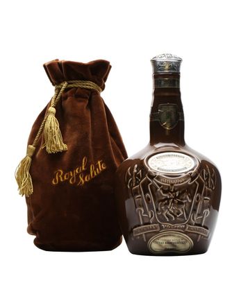 Royal Salute 21 años Brown Spode Decanter