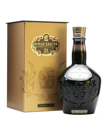 Royal Salute 21 años Green Wade Decanter