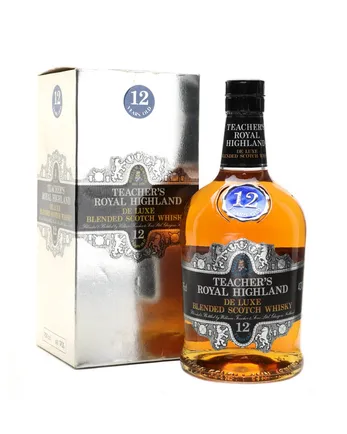 Teacher's Royal Highland 12 años Bottled 1980s