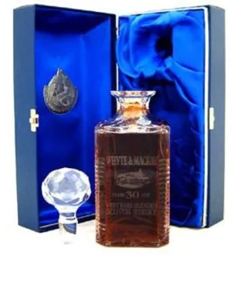 Whyte & Mackay 30 años Crystal Decanter