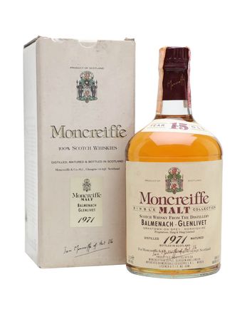 Balmenach Glenlivet 1971 15 años Moncrieffe Independent Bottling