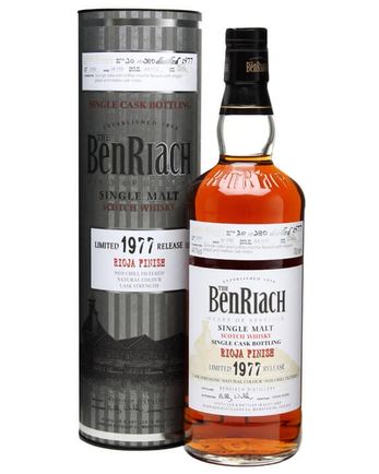 Benriach 1977 34 años Cask #2588 Rioja Finish