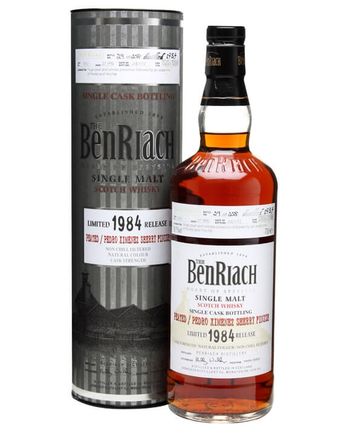 Benriach 1984 27 años Peated PX Sherry Cask #1052