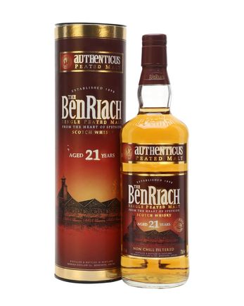 Benriach 21 años Authenticus Peated Malt