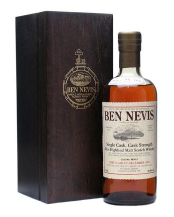 Ben Nevis 1984 25 años Cask 98 35 1 Double Matured