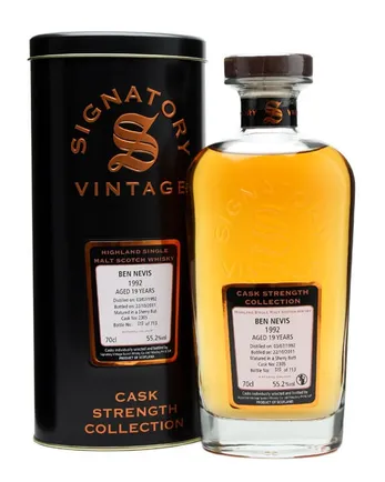 Ben Nevis 1992 19 años Cask #2305 Signatory