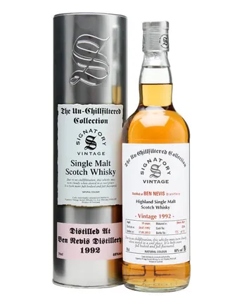 Ben Nevis 1992 19 años Sherry Butt #2526 Signatory Un-Chillfiltered Collection