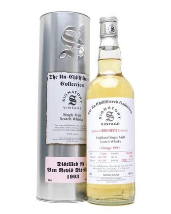 Ben Nevis 1993 15 años Unchillfiltered Sherry Signatory Un-Chillfiltered Collection