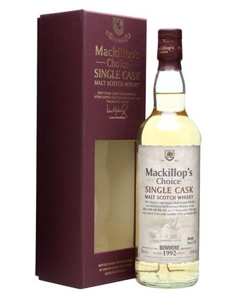 Bowmore 1992 9 años Cask #4192 Mackillop's Choice