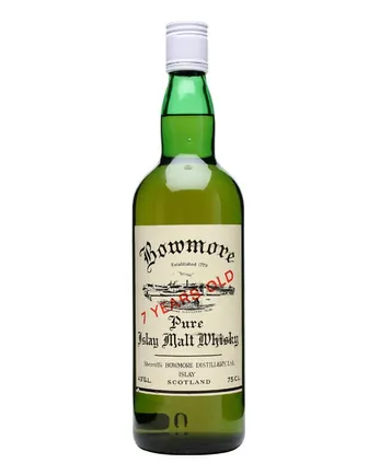 Bowmore 7 años Bottled 1970s