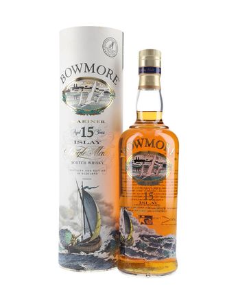 Bowmore Mariner 15 años Screen Printed Label