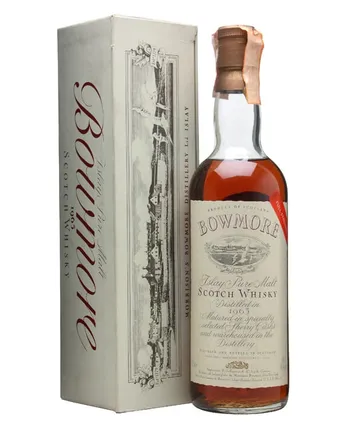 Bowmore 1965 Vintage Label Bottled 1980's