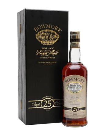 Bowmore 25 años Brown Label Gold Trim