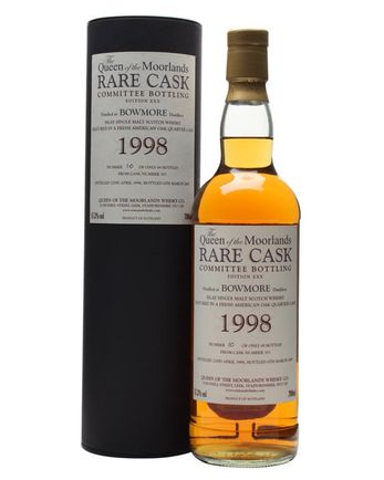 Bowmore 1998 10 años Cask #353 Queen of the Moorlands