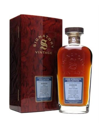 Bowmore 1972 36 años Rare Reserve Sherry Butt Signatory Cask Strength Collection